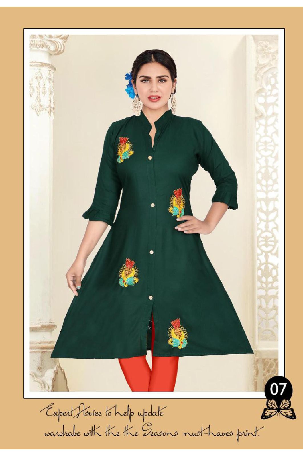 Beauty Queen Nazrin 2 Casual Daily Wear Rayon Printed Kurti Collection